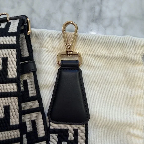 Fendi Strap You Black Ribbon Shoulder Strap - Picture 5 of 8